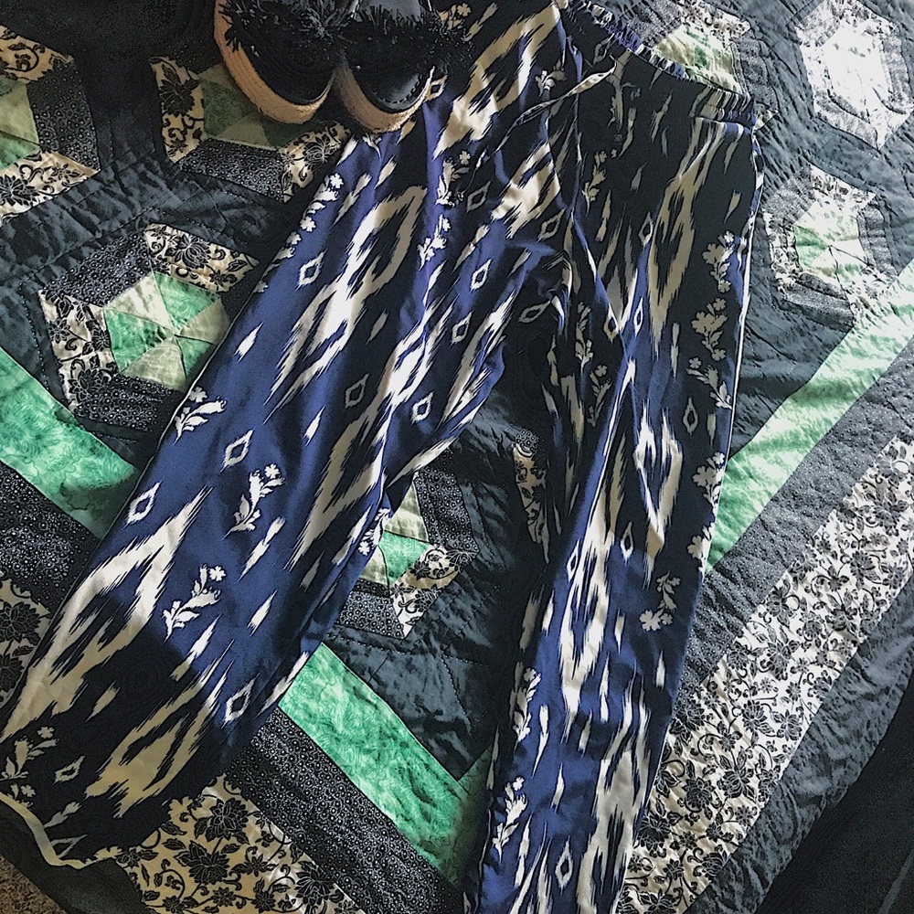 Pattern sleek pants